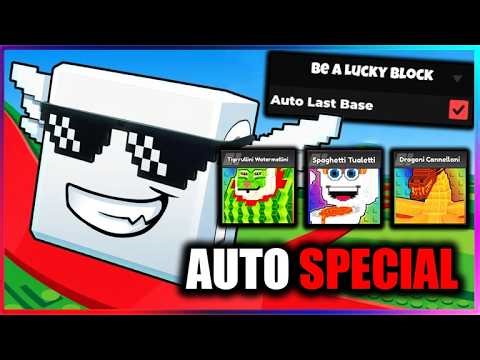 [💸UPD] Be a Lucky Block Script - Instant Get Special Lucky Block