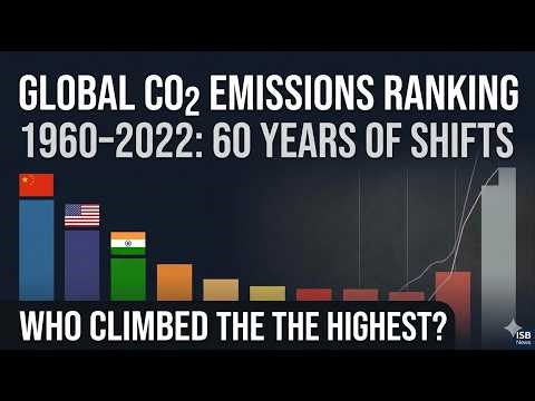 Global CO2 Emissions Ranking (1960-2022): 60 Years of Geopolitical and Economic Shifts