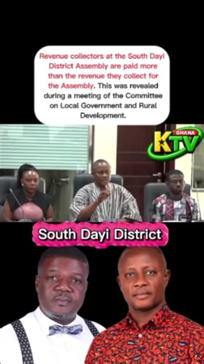 South Dayi revenue collectors paid more than revenues collected