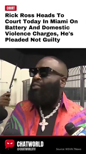 Rick Ross Heads To Court Today In Miami On Battery Charges #shorts