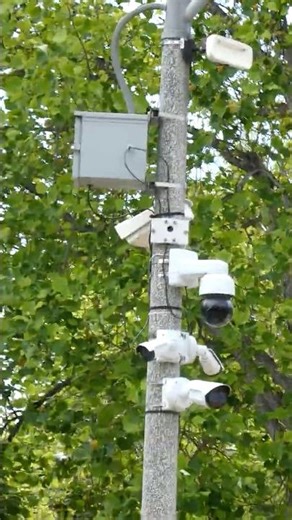 Traffic Light & Security Cameras Beverly Hills Los Angeles California April 16, 2026