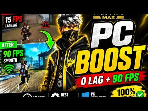 FREE FIRE MAX PC BOOST 🚀 0 LAG + 90 FPS 🔥 BEST SETTINGS 2026 #freefire #ffmax