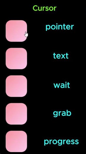 Cursor CSS... #code #css #html #webdevelopment