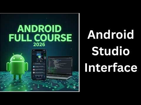 Android Studio Welcome Screen Explained | Complete Android Course for Beginners (4)