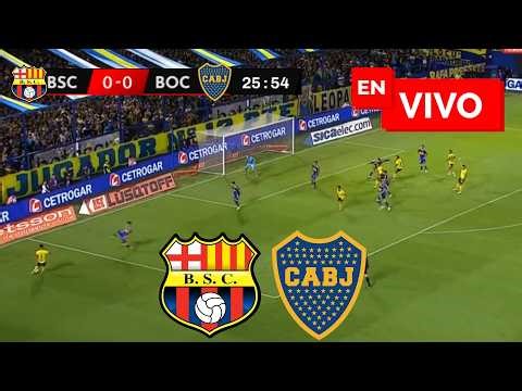 🔴 BARCELONA SC VS BOCA JUNIORS EN VIVO / COPA LIBERTADORES 2026