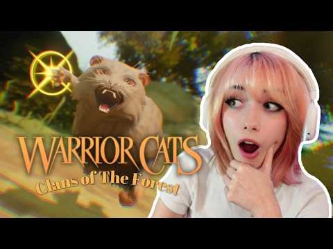 They FINALLY made a WARRIOR CATS GAME!! (CLANS OF THE FOREST EP 1)
