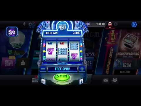 WSOP Slots Gameplay | Spin & Win Chips in the App