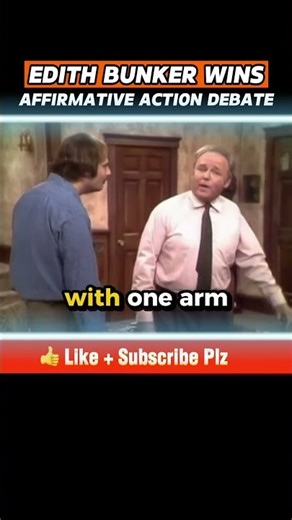 Edith Bunker ENDS Rob Reiner & Archie Bunker's Affirmative Action Debate! #allinthefamily #robreiner