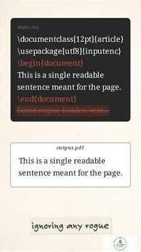 ​How does LaTeX know what to print and what to hide? 📄🤔
