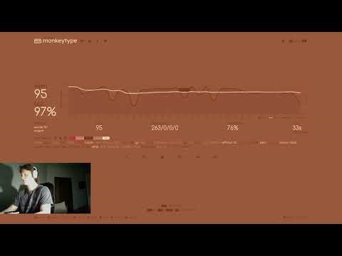 I’m Training to Hit 200 WPM — Daily Typing Grind (Current 95+ WPM)