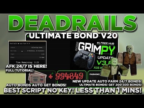 [NEW] Dead Rails Auto Bonds Script OP (AUTO BOND V20!) | INSTANT BONDS 15K+ BONDS! NO KEY BEST 2026