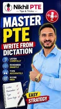 MASTER PTE WRITE FROM DICTATION! | 79+ Strategy || PTE BY NIKHIL || #nikhilpte