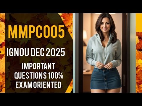 Pass MMPC-005 Easily | Key Concepts with Examples #mmpc005 #mmpc5 #mba #ignou 