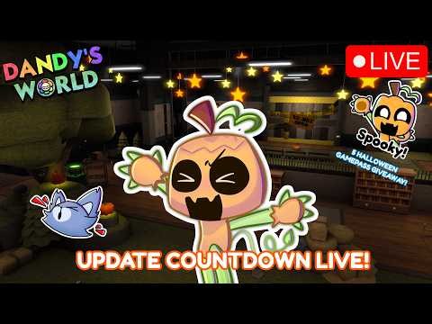 🔴 HALLOWEEN EVENT UPDATE COUNTDOWN LIVE!!! | DANDY'S WORLD 🌈🌼