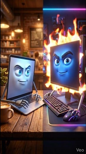 This PC is ON FIRE! 🔥 #shorts #viral #shortsfeed #LaptopVsPC 💻