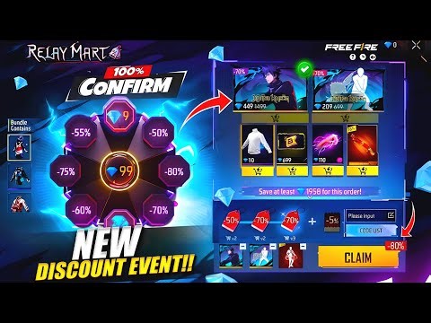 Ob52 100% New Discount Event Free Fire 💥| Mystery Shop Discount Event Free Fire| Free Fire New Event