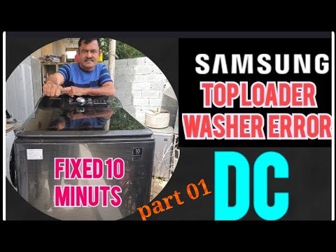 Samsung Top Load Washer DC Error Fixed WITHOUT Replacing Door Switch! (Smart 6-Wire Bypass)