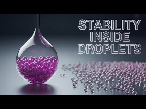 Microfluidic Droplets and Stochastic Protection of Fragile Biomolecules