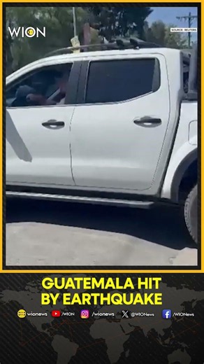 Powerful Earthquake Near Mexico Border Causes Wall Collapse in Guatemalat | WION Shorts