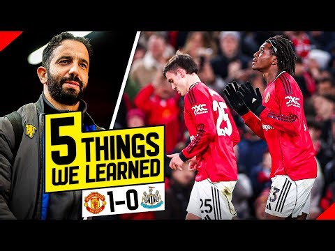 Licha Martinez... PURE LEADER! Ayden Heaven Shines! 5 Things We Learned... Man United 1-0 Newcastle