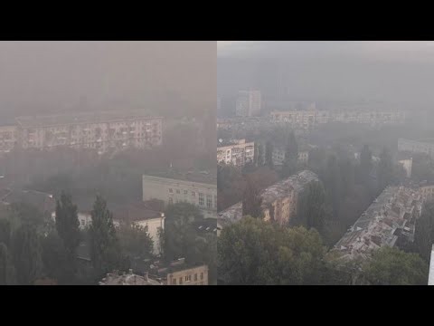 СТОЛИЦА В ДЫМУ: В СОПРЕДЕЛЬНОМ ГОСУДАРСТВЕ ПОСЛЕ ПРИЛЕТОВ НЕ ВИДНО НЕБА