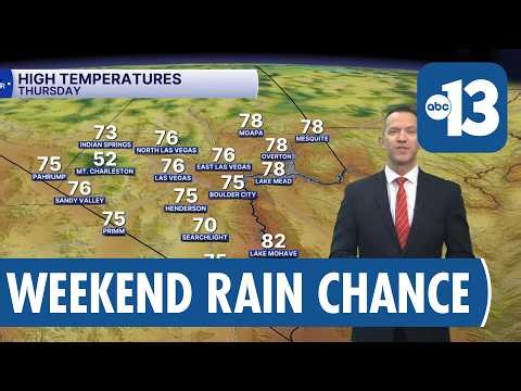 Warm Days Ahead With Weekend Rain In Las Vegas