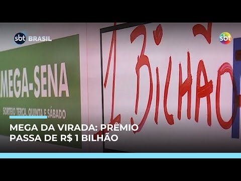 Prêmio bilionário da Mega da Virada movimenta lotéricas e alimenta sonhos | #SBTBrasil
