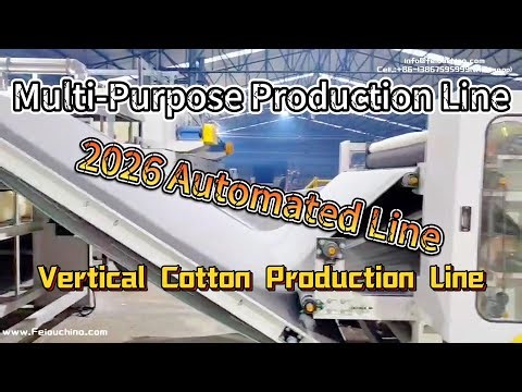 Unit 3 Vertical Cotton Production Line,Multi Purpose Production Line #VerticalCottonLine