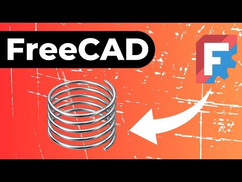 FreeCAD: How to Create Springs & Threads (Helix Tutorial)