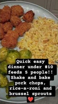 Quick easy dinner under $10 ❤️ #cooking #homecook #food #cookingchannel #simplecooking #cheapmeal