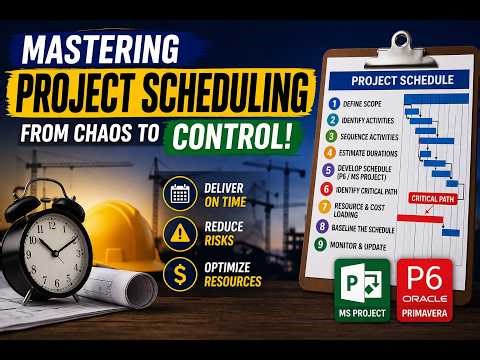 Mastering Project Scheduling: From Chaos to Control #projectmanagement