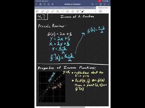 PreCalc 2 (4.7) Inverse Trigonometric Functions