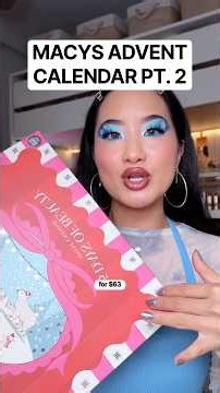 MACYS ADVENT CALENDAR PT. 2 #makeup #adventcalendar #makeupreview #holidaymakeup #unboxing
