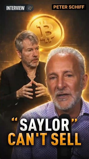 Peter Schiff Warns Saylor’s Bitcoin Play Could Collapse