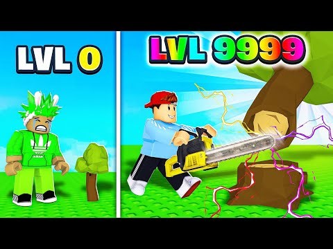 Ich FÄLLE alle XXL BÄUME in Roblox Chop a Tree
