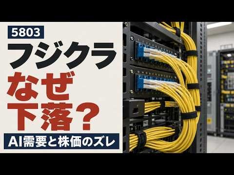 【フジクラ・5803】なぜ下落？AI需要と好業績、株価評価・配当の注意点を解説