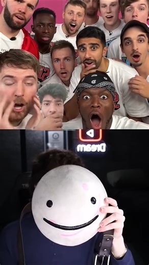 Mr Beast Reacts To Dream's Face Reveal || #shorts #mrbeast #dream