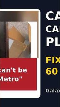 How to Fix 'Call Can't Be Placed' Error on Samsung Galaxy – Any Carrier, Any Country!