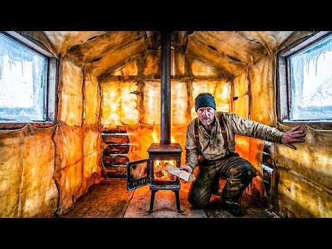 He Lined His Room Stretched Rawhide When The Ice Storm Hit — It Stayed Warm When Every Cabin Froze