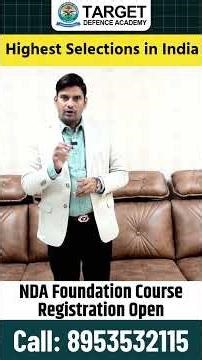 NDA Foundation Batch 2026 | Best NDA Coaching After 10th | NDA Coaching Classes