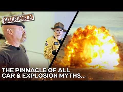 Can Explosives Really Flatten A Car Without Destroying It? | Mythbusters