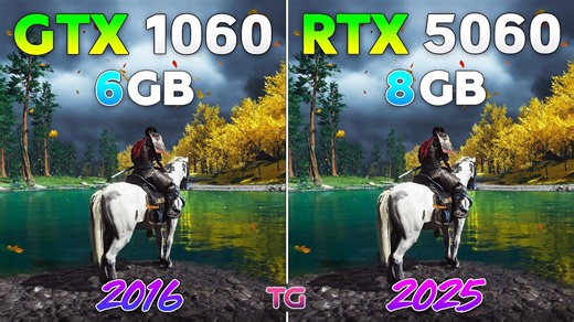 GTX 1060 vs RTX 5060 - Test in 11 games