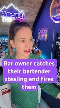How some bar managers and bar owners catch their bartenders stealing #barowner #serviceindustry