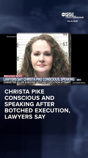 Christa Pike, the only woman on Tennessee's death row, is conscious and speaking nearly a week after the convicted murderer was put on a ventilator following officials' execution attempt, her lawyers say. Faith Abubey has the latest.