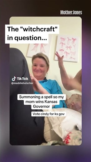 The Kansas governor's race is getting spooky