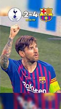 Tottenham x Barcelona UCL 18/19