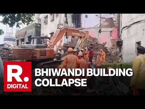 Bhiwandi Building Collapse: Two Dead & Several Trapped After Four-Storey Building Collapses In Thane