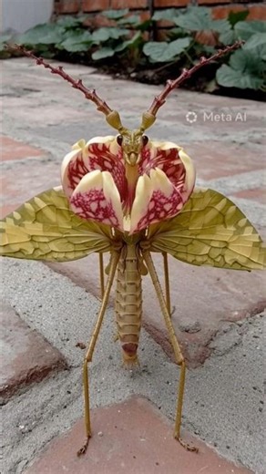 🌸 Alien Flower Mantis 👽 | Nature Ka Sabse Dangerous Beautiful Insect #AlienInsect #FlowerMantis sort