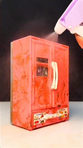 “Found a Treasure inTrash Cleaned It Turned Into a Fridge! Surprise for My Little Brother ”#shorts