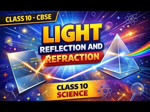 Light – Reflection and Refraction l Lecture 8 | Class 10 | Science | CBSE | Free Education